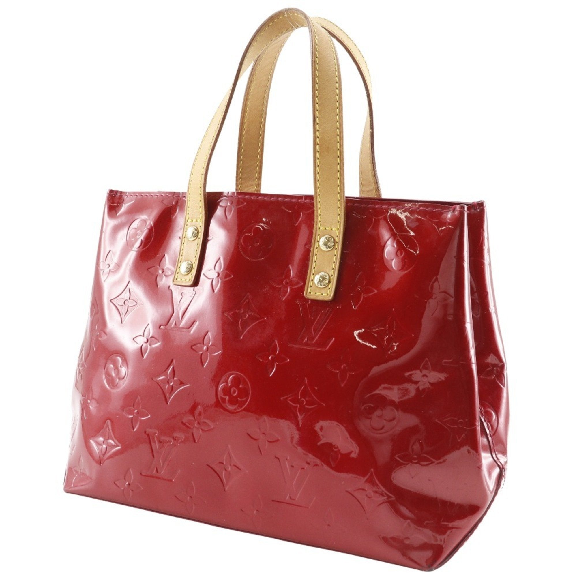 Louis Vuitton Pomme D'amour Red Color Monogram Vernis Handbag