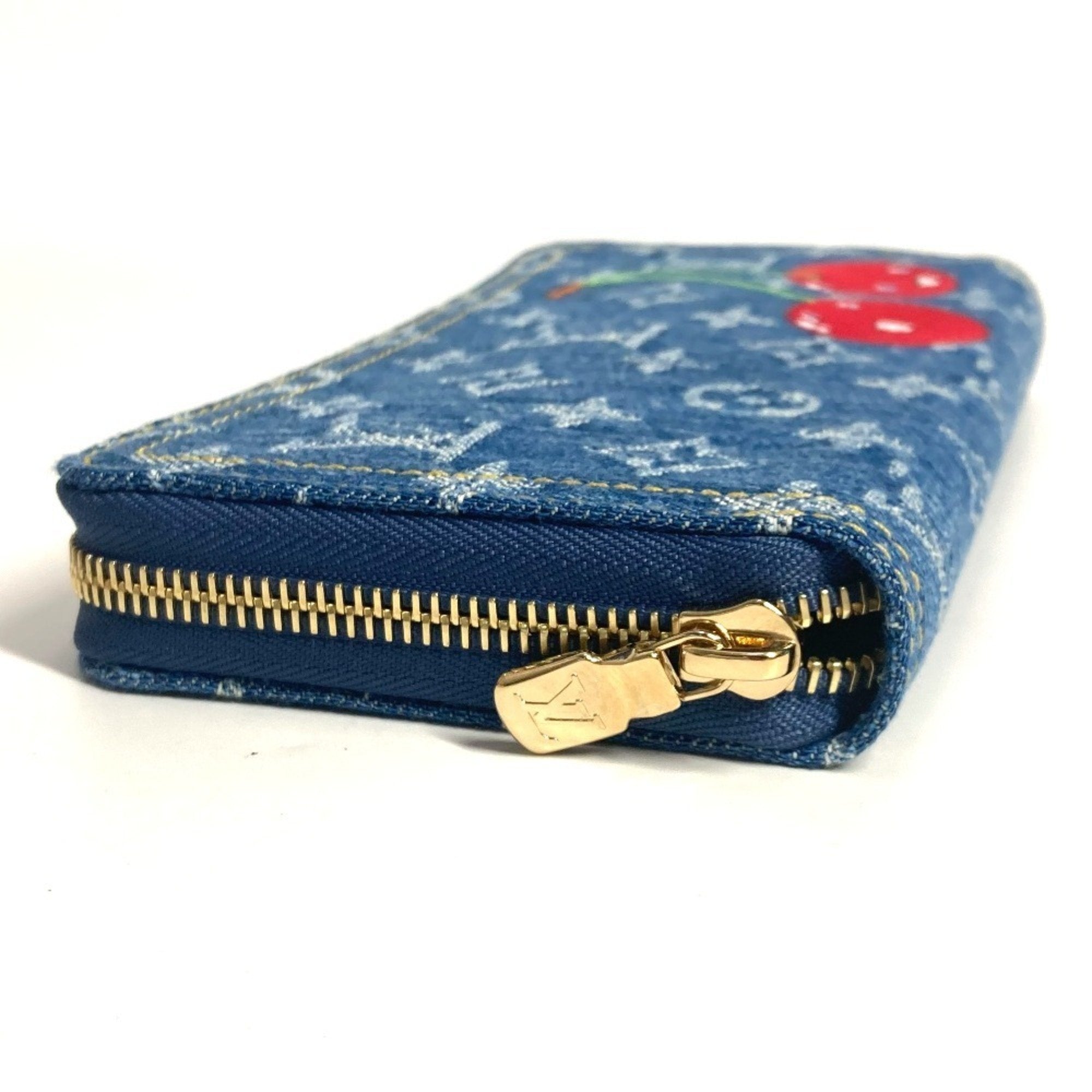 Louis Vuitton Monogram Denim Blue Long Wallet