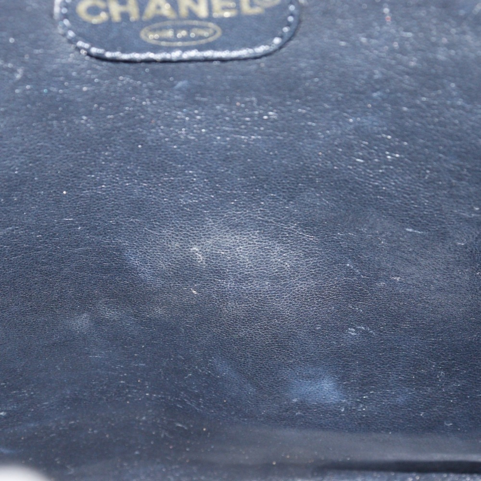 Chanel Black Grained Calfskin Tote Bag