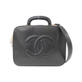 Chanel Black Caviar Leather Handbag