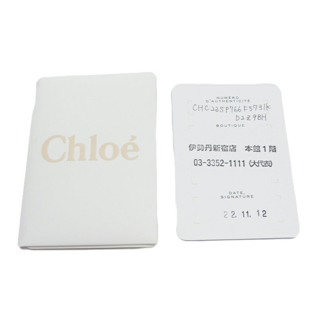 Chloé Green Leather Coin Purse/Coin Case (Pre-Owned)