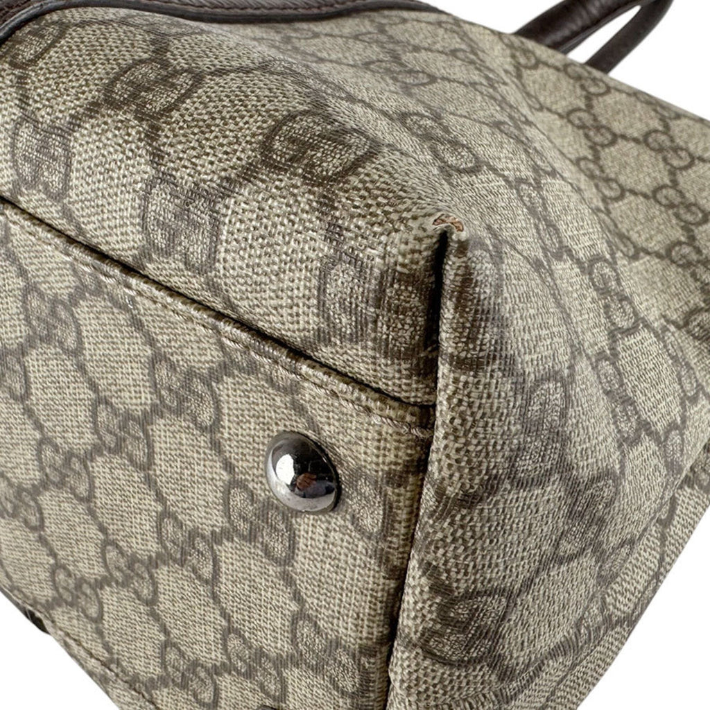 Gucci Brown Gg Supreme Shoulder Bag Tote Bag (Pre-Owned)