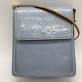 Louis Vuitton Blue Monogram Vernis Pochette Shoulder Bag