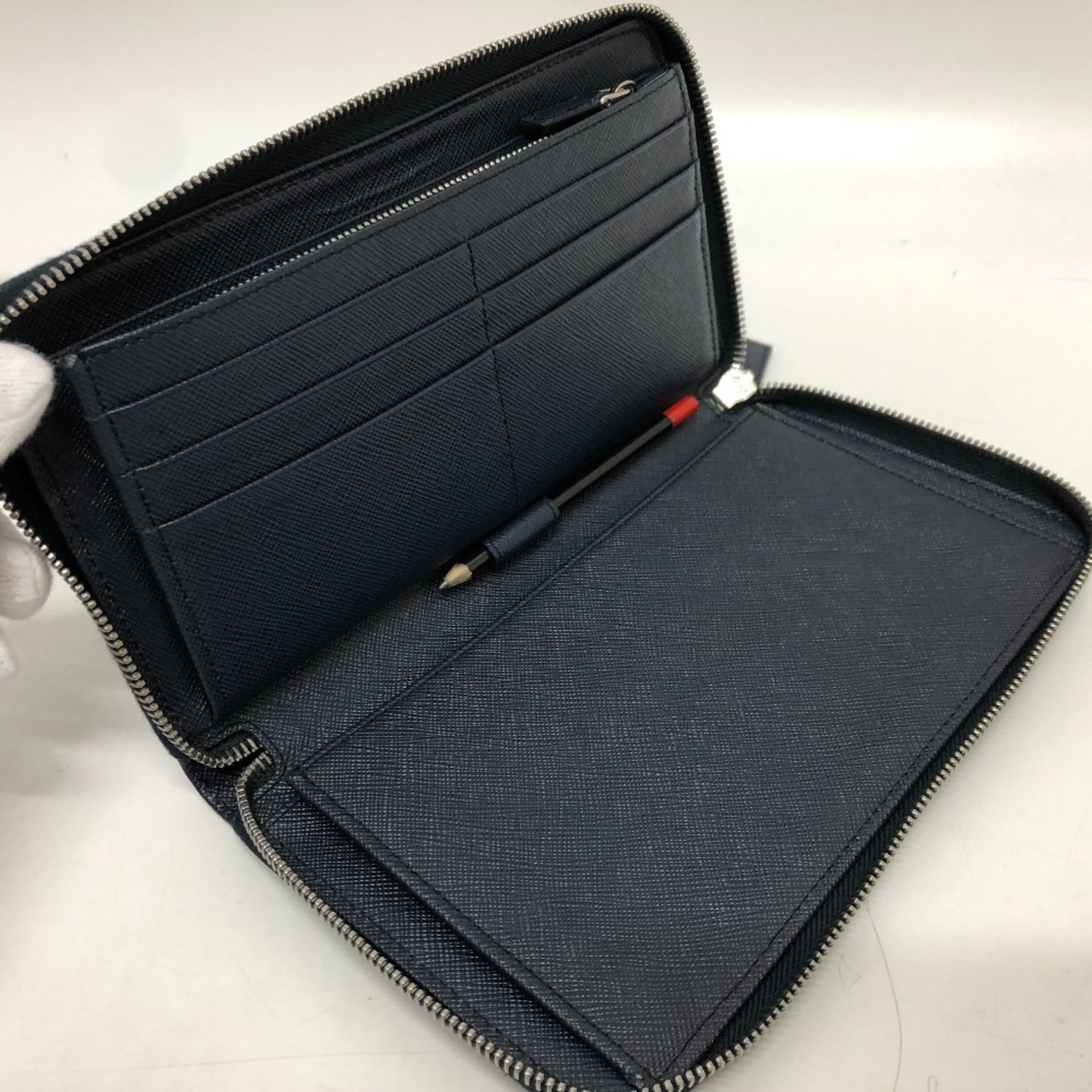 Prada Blue Wallet (Bi-Fold)
