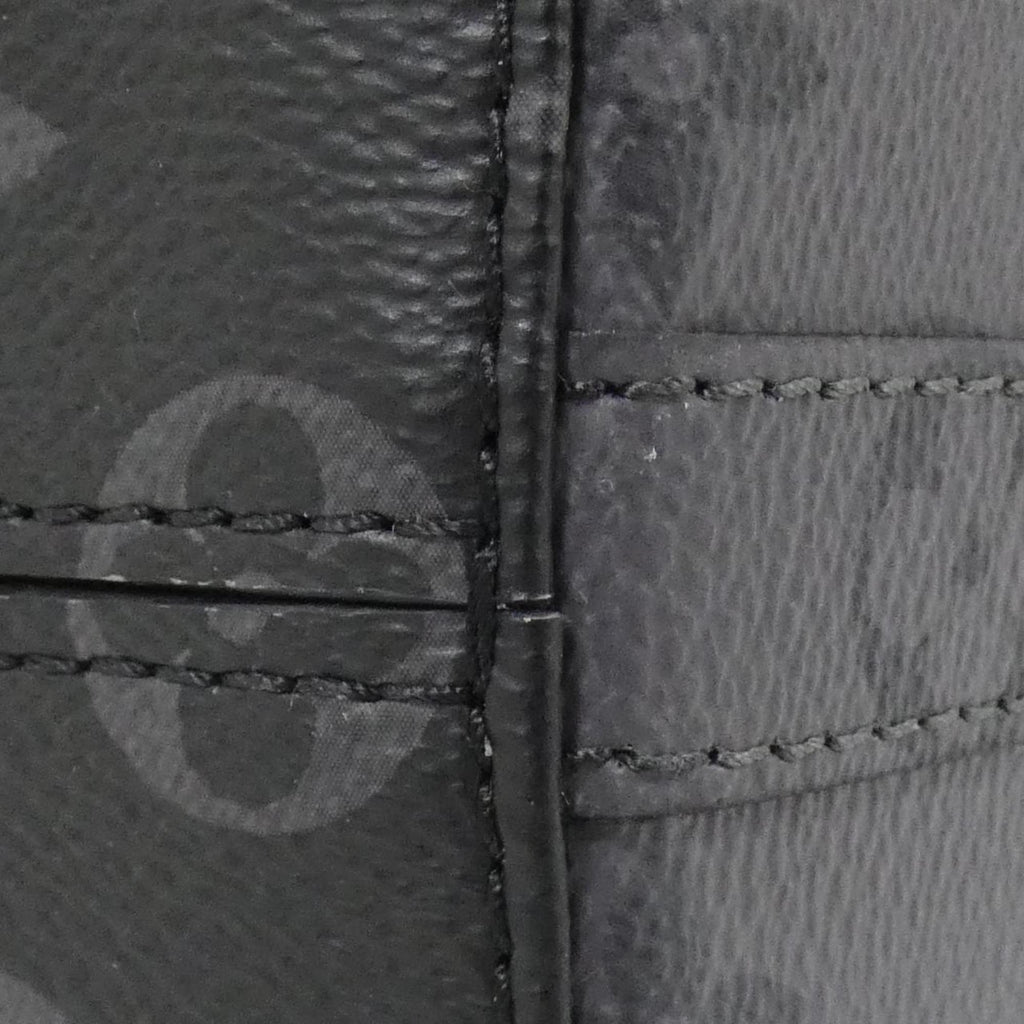 Louis Vuitton Black Coated Canvas Shoulder Bag