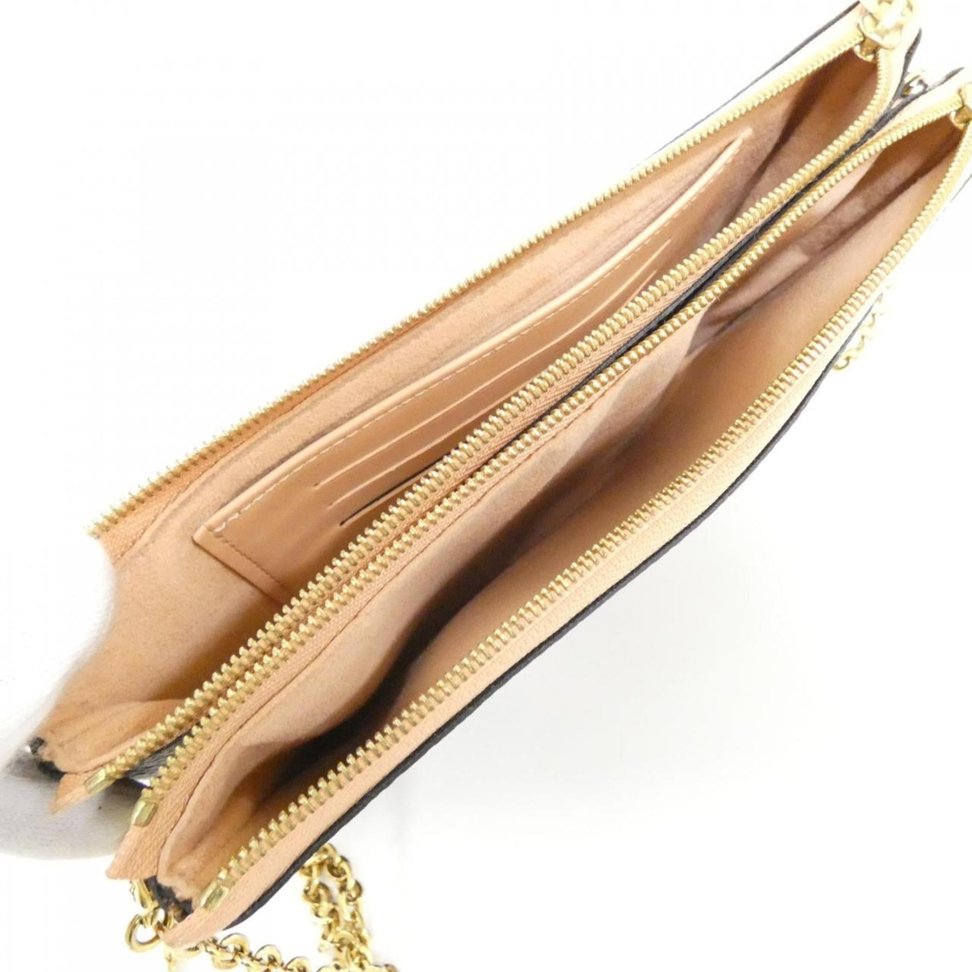 Louis Vuitton Ebene Coated Canvas Pochette Shoulder Bag