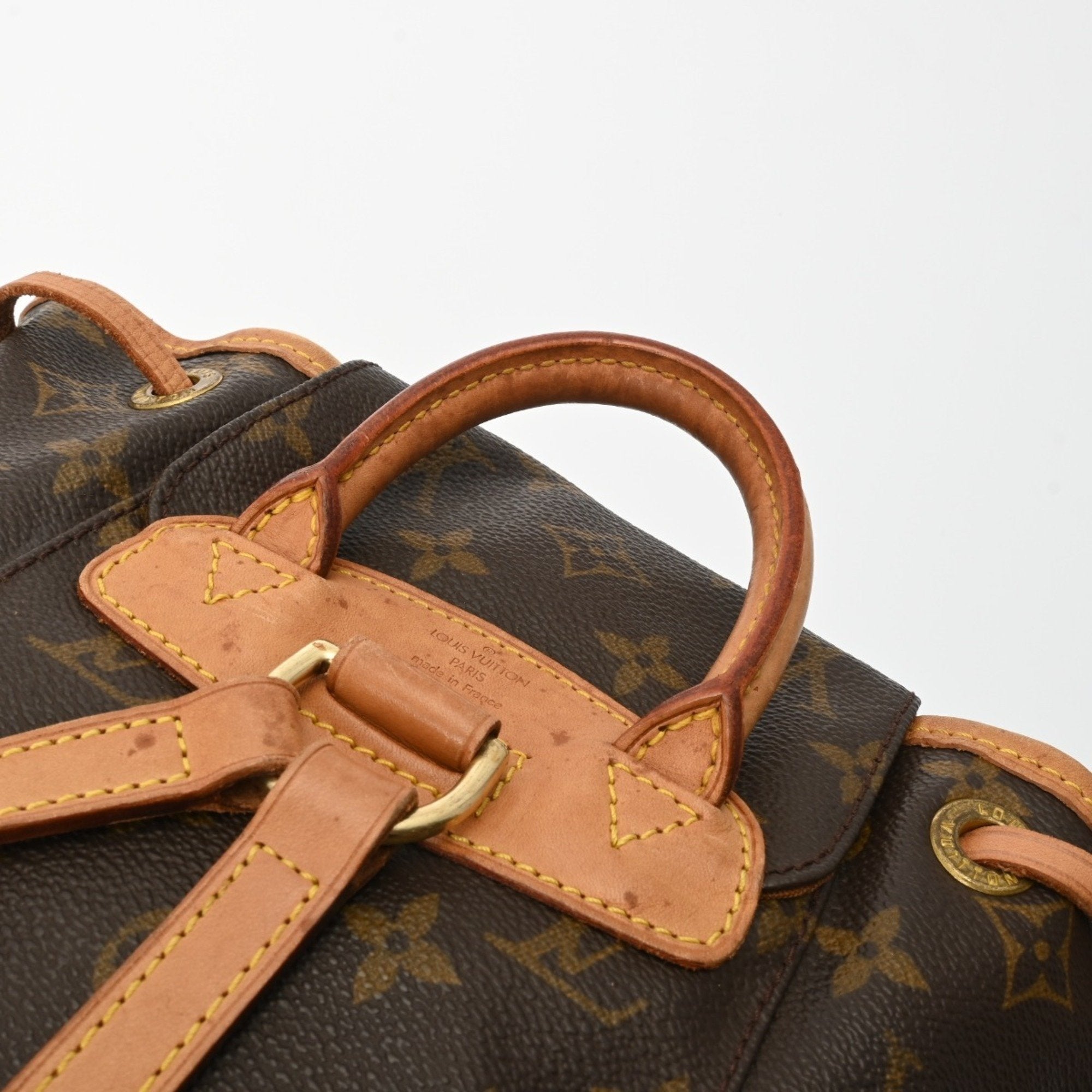 Louis Vuitton Brown Canvas Monogram Backpack