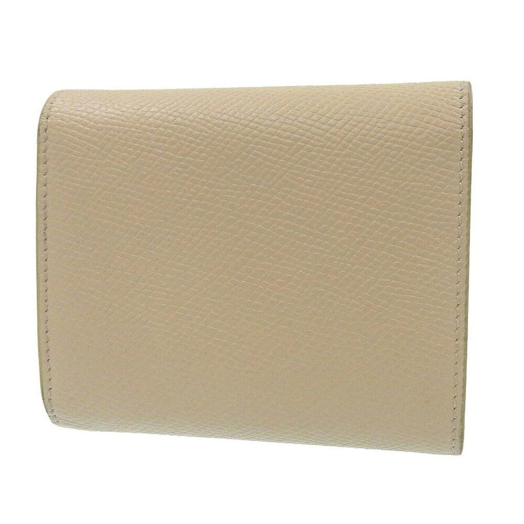 Celine Beige Leather Wallet (Tri-Fold)