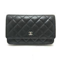 Chanel Black Caviar Leather Shoulder Bag