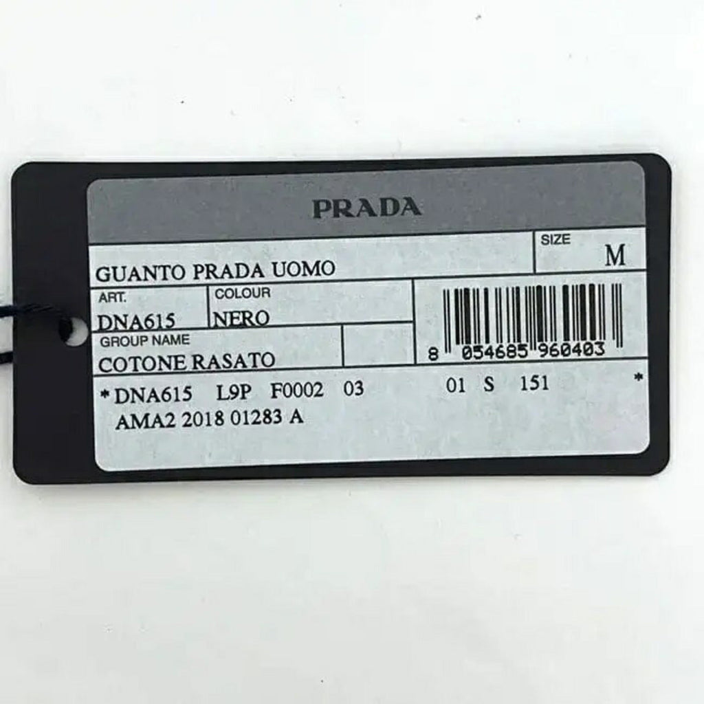 Prada Black Nero Warm Gloves