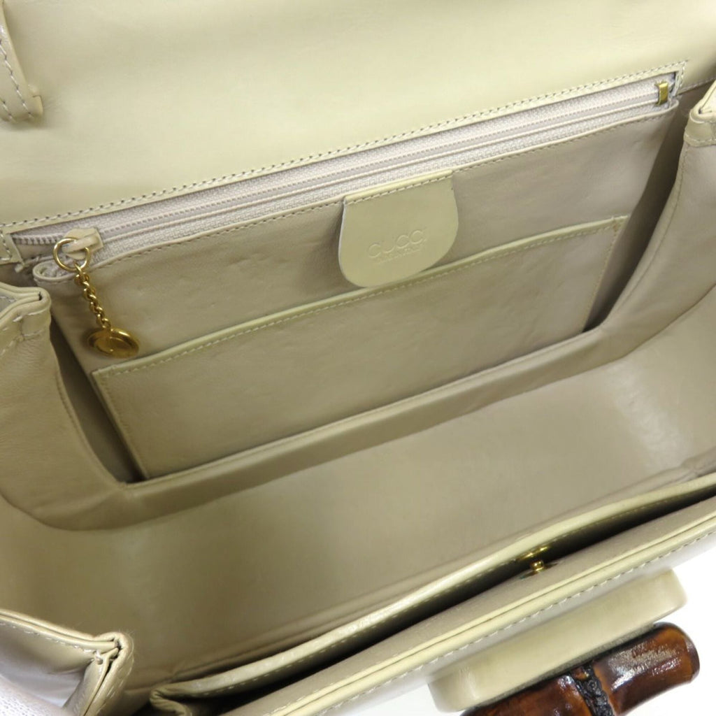 Gucci Beige Leather Handbag (Pre-Owned)
