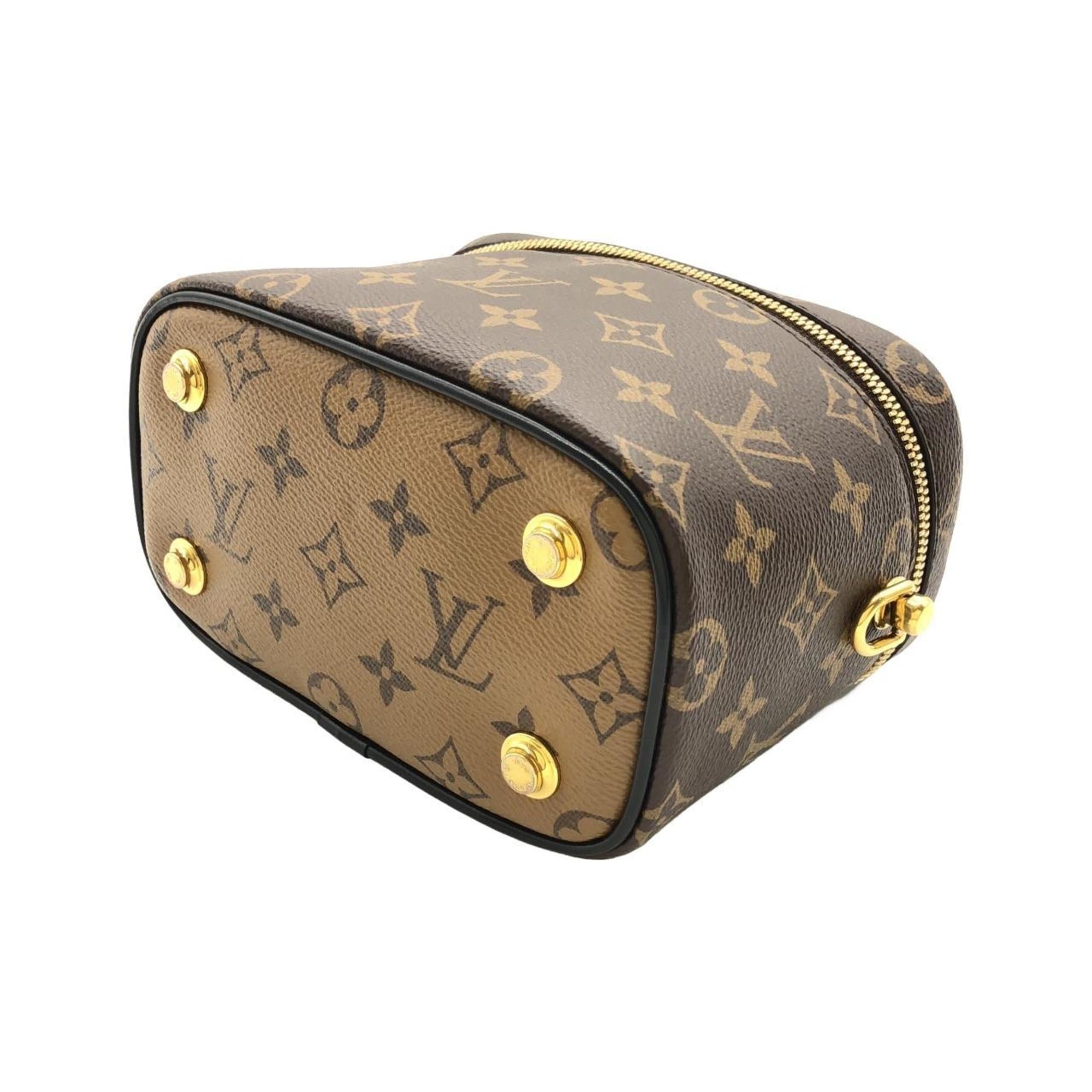 Louis Vuitton Marron Coated Canvas Handbag