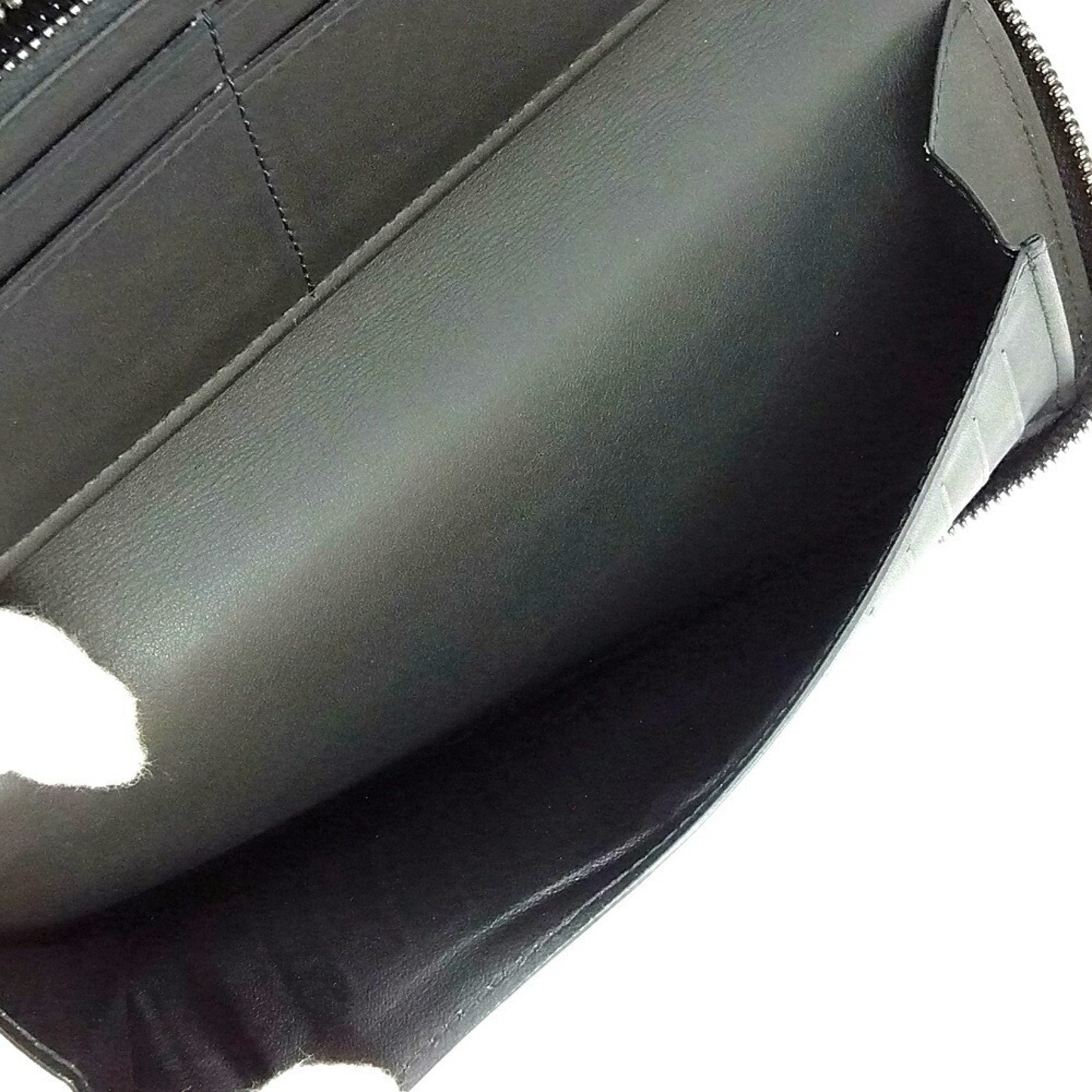 Louis Vuitton Black Noir Leather Coin Purse/Coin Case