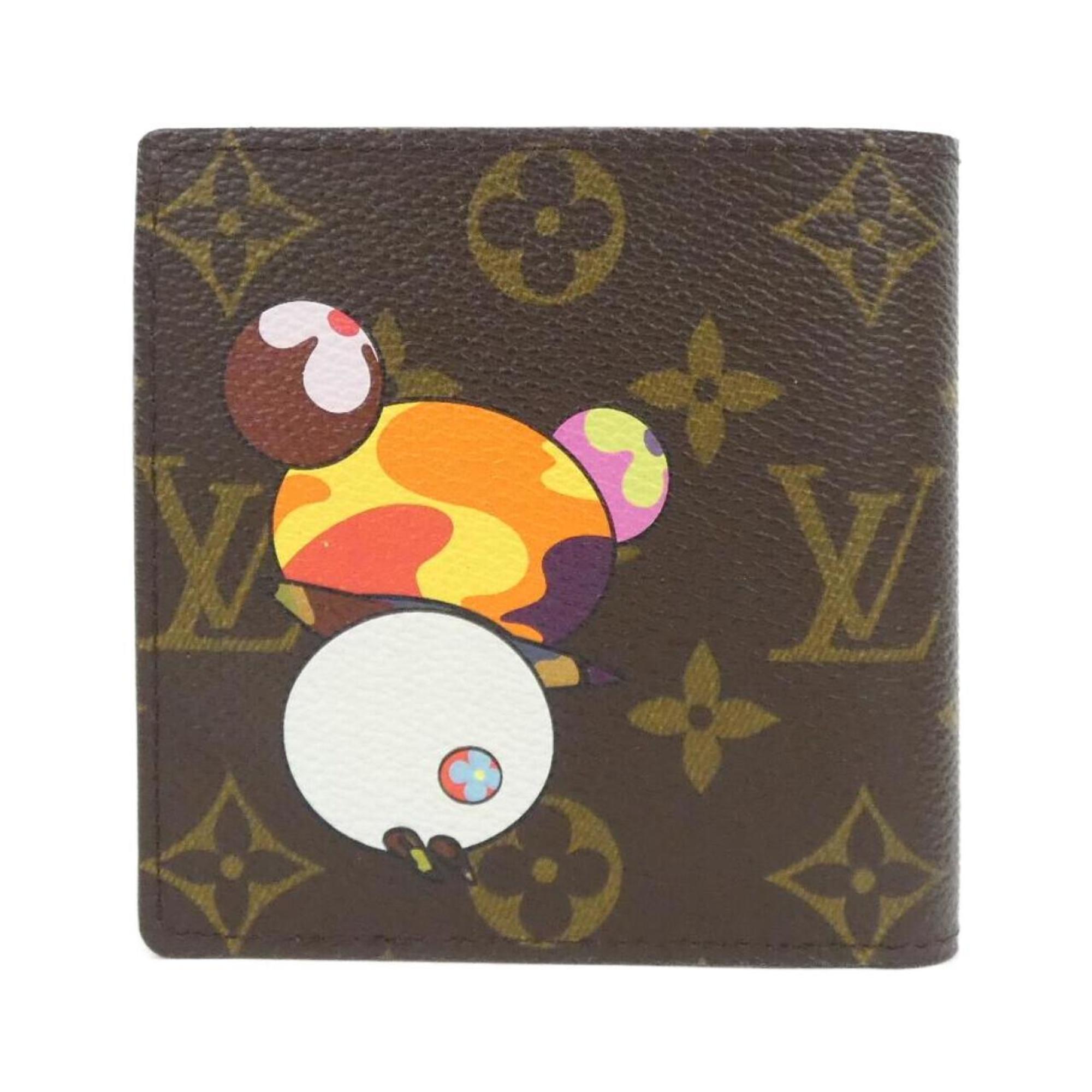 Louis Vuitton Brown Coated Canvas Wallet