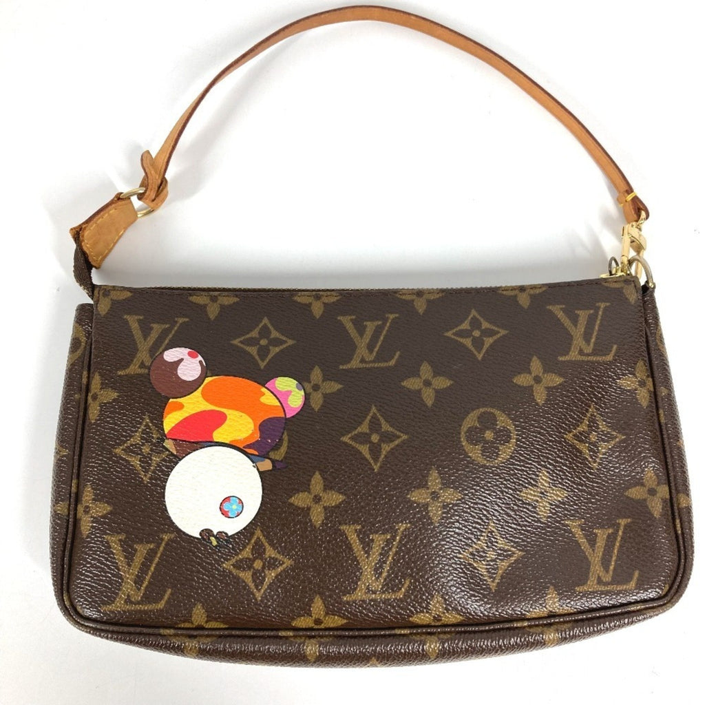 Louis Vuitton Brown Monogram Panda Multi-Color Monogram Handbag Pouch Shoulder Bag