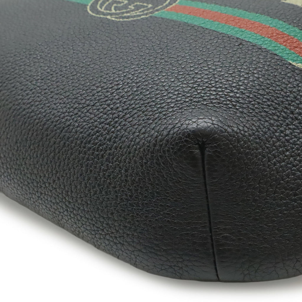 Gucci Black Leather Baguette Bag Sling Bag (Pre-Owned)