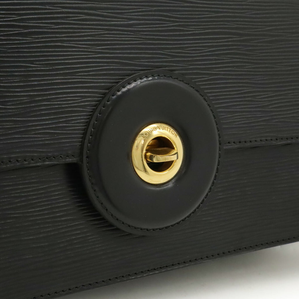 Louis Vuitton Epi Black Noir Epi Leather Pochette Shoulder Bag