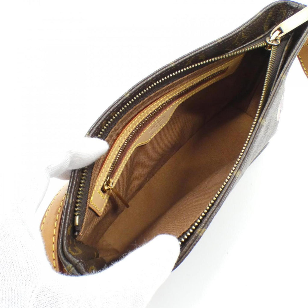 Louis Vuitton Brown Marron Monogram Panda Coated Canvas Shoulder Bag