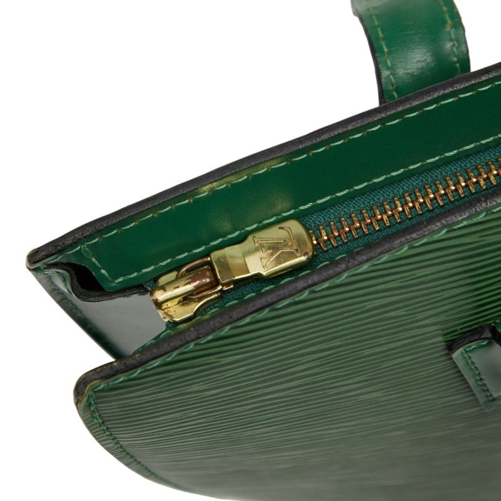 Louis Vuitton Epi Borneo Green Leather Handbag Shoulder Bag