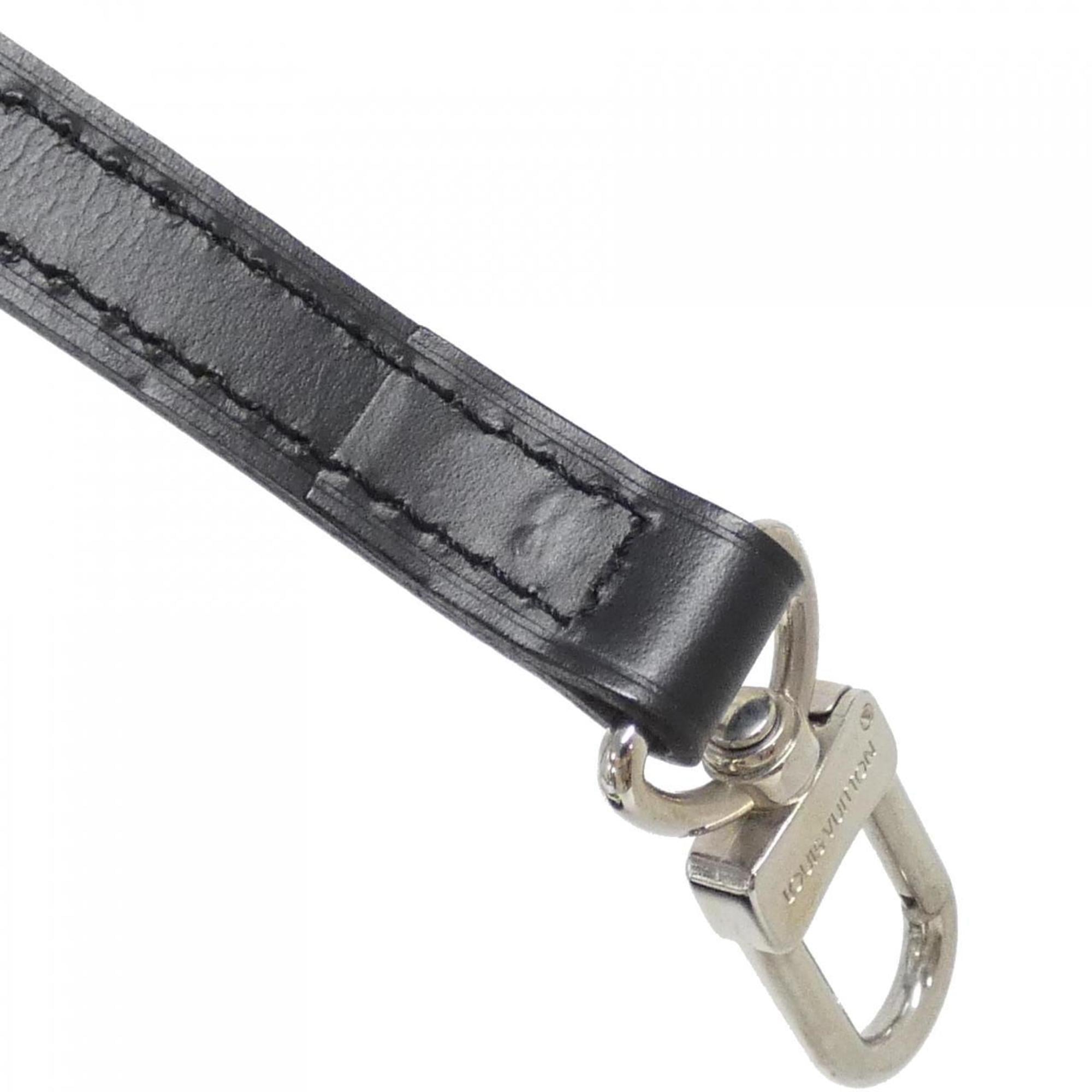 Louis Vuitton Black Satin Pochette Pouch