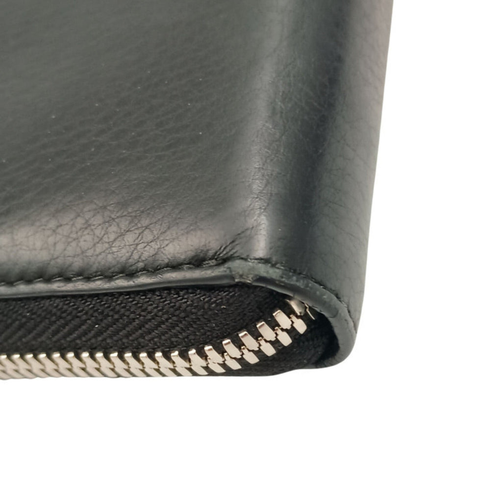 Balenciaga Black Leather Long Wallet (Bi-Fold)