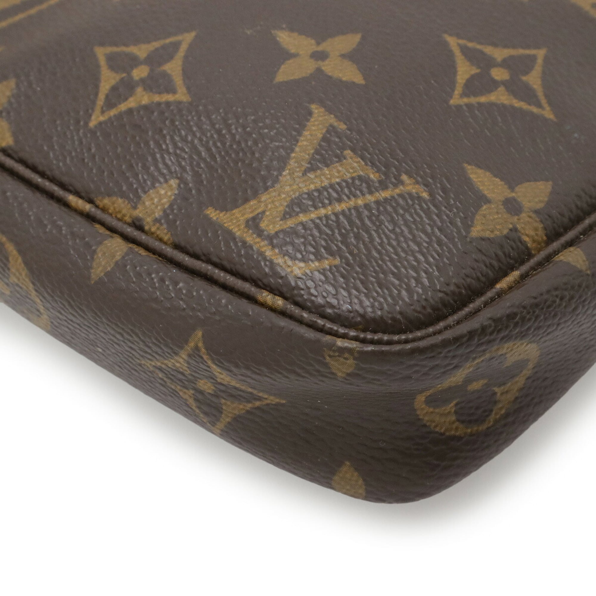 Louis Vuitton Brown Monogram Handbag Pochette Pouch