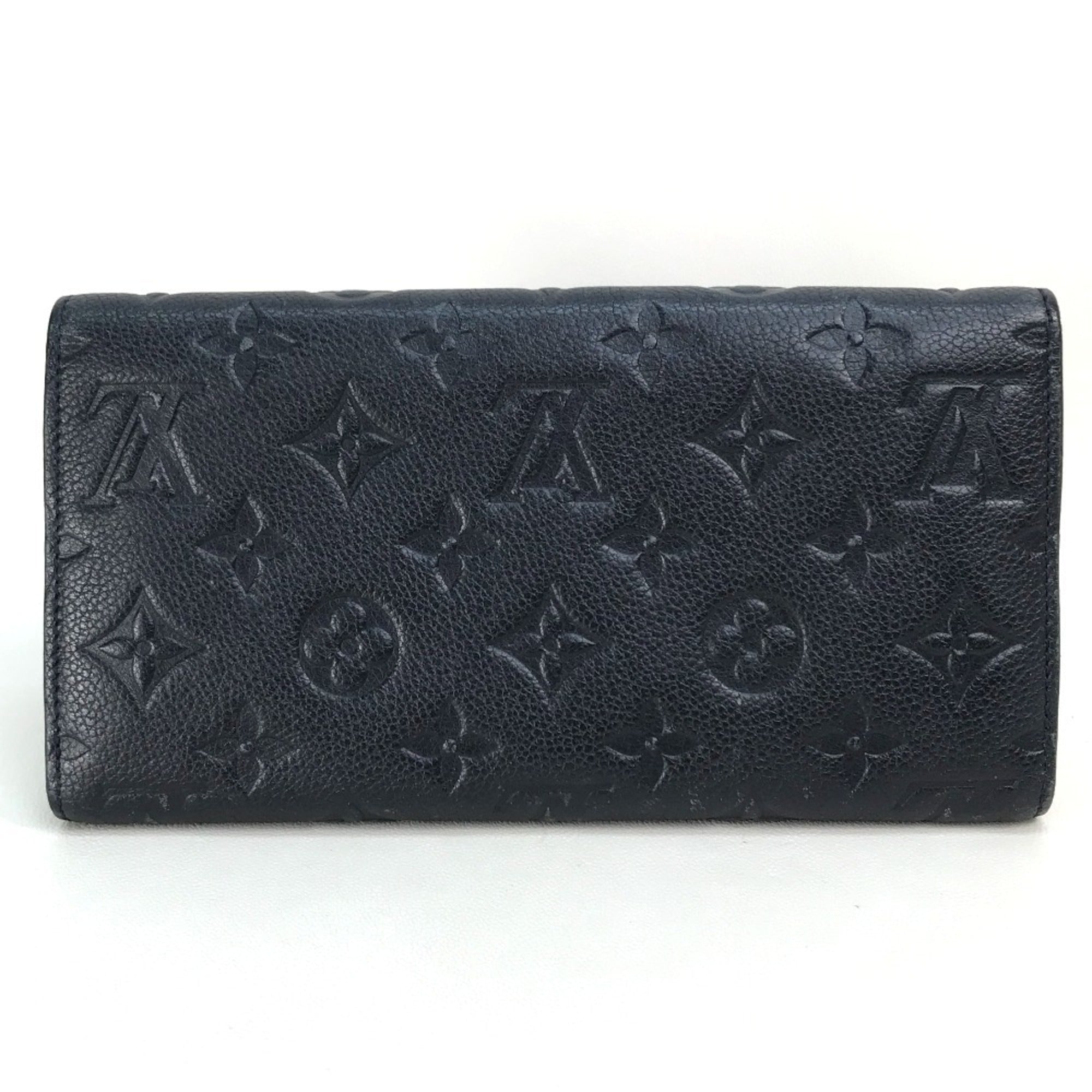 Louis Vuitton Infini Navy Monogram Empreinte Long Wallet