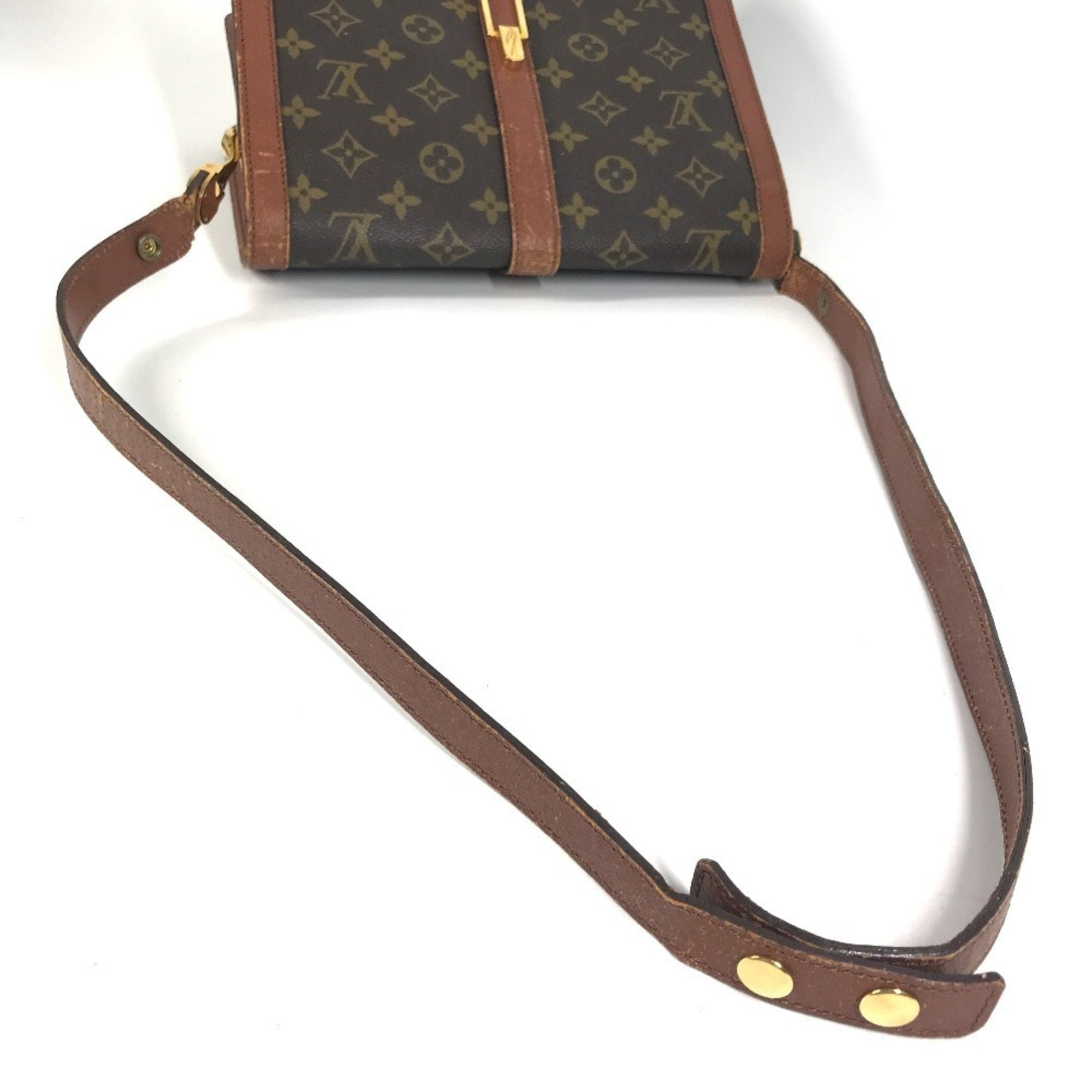 Louis Vuitton Brown Monogram Canvas Pochette Shoulder Bag