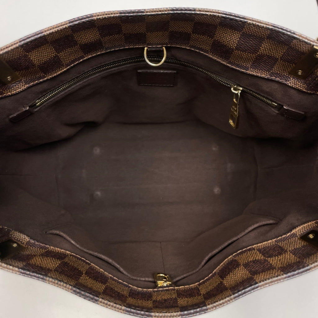 Louis Vuitton Brown Damier Canvas Shoulder Bag Tote Bag