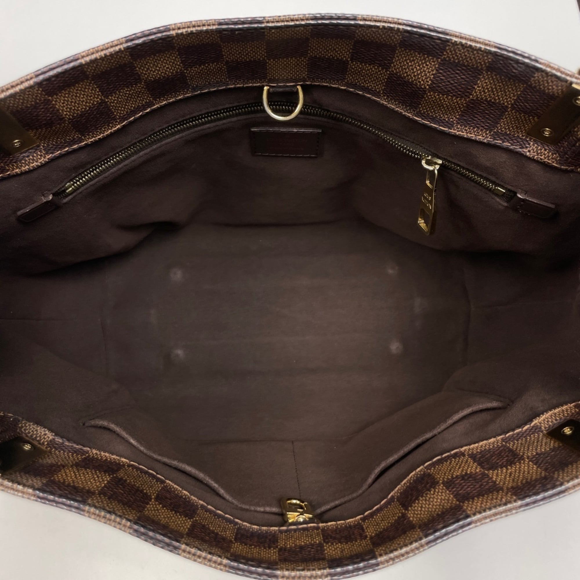 Louis Vuitton Brown Damier Canvas Shoulder Bag Tote Bag