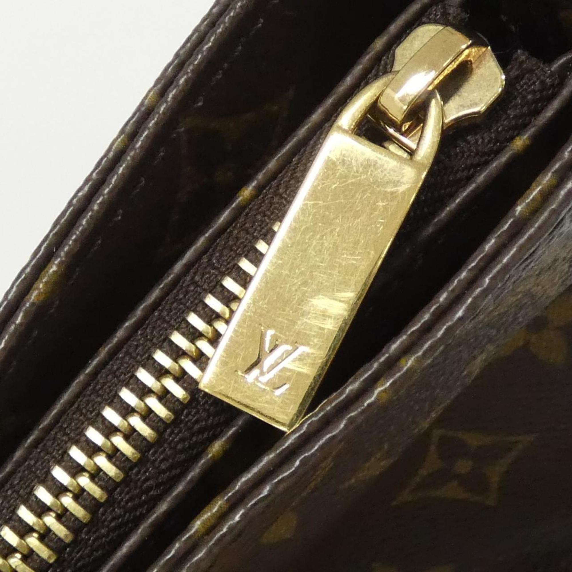Louis Vuitton Marron Coated Canvas Handbag