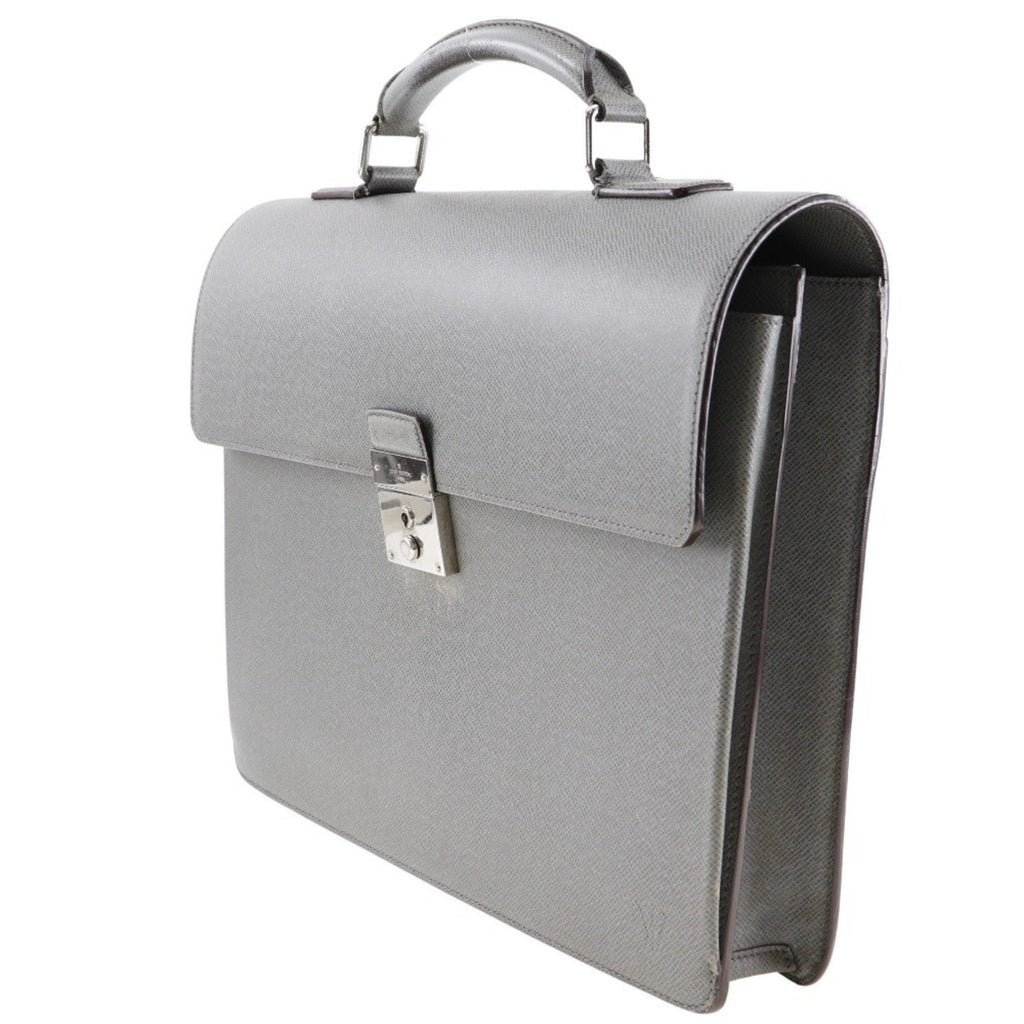 Louis Vuitton Glacier Gray Taiga Leather Briefcase