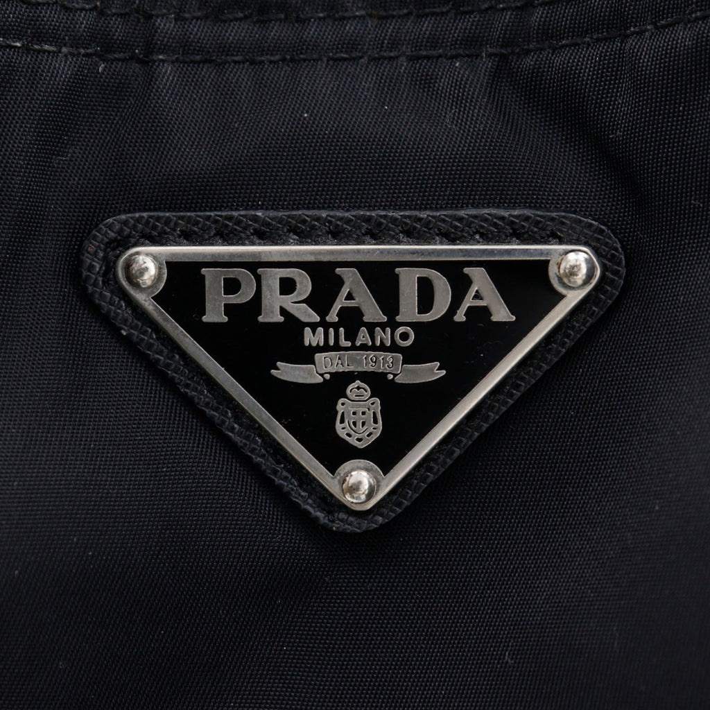 Prada Black Nylon Tote Bag