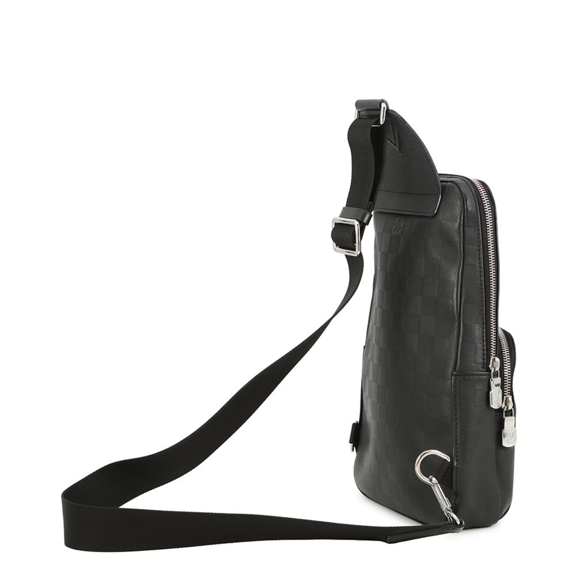 Louis Vuitton Black Damier Canvas Infini Onyx Damier Infini Leather Sling Bag