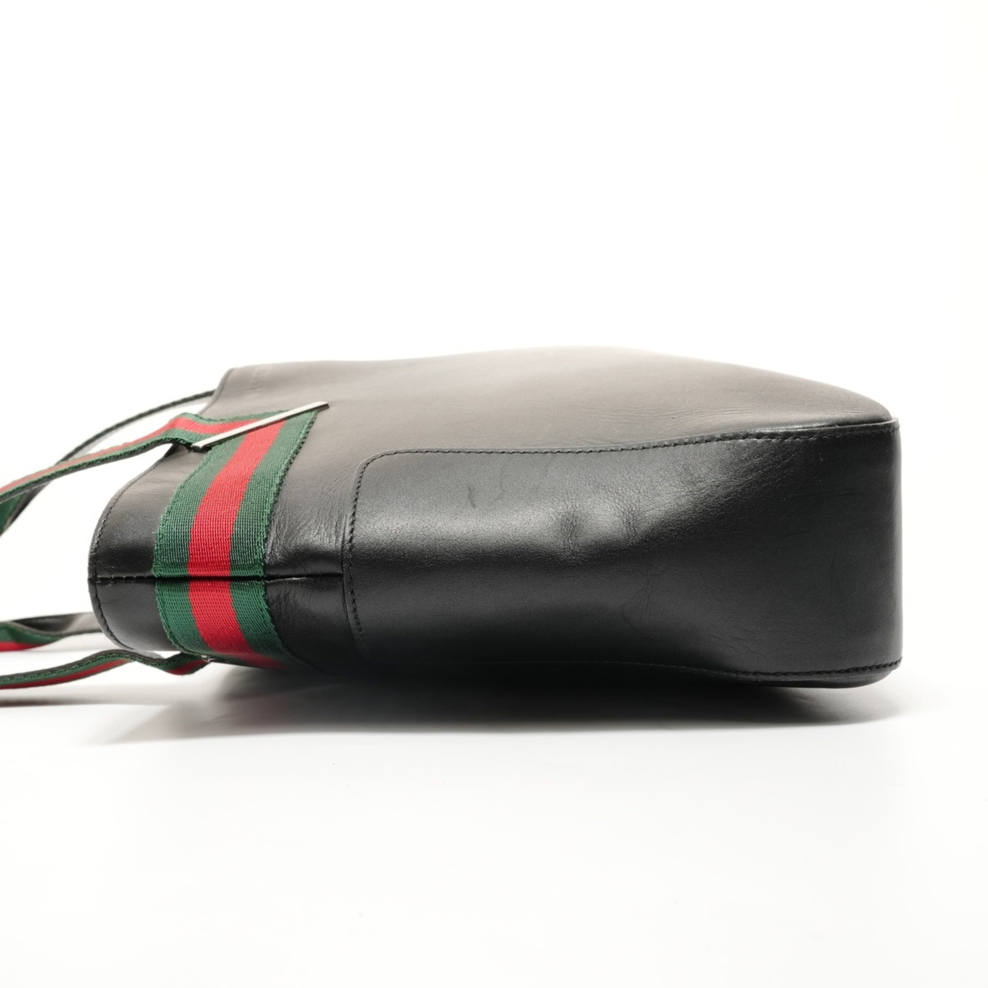 Gucci Black Leather Tote Bag (Pre-Owned)