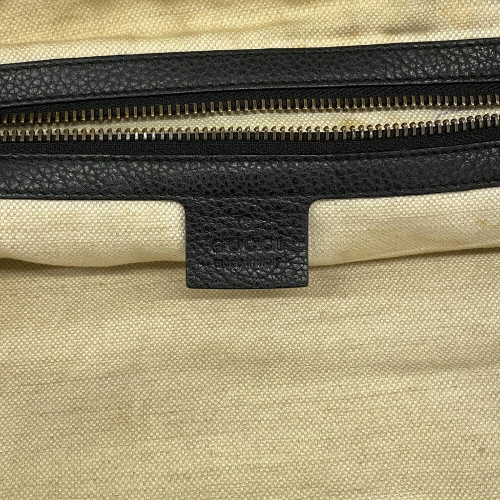 Gucci Black Leather Shoulder Bag (Pre-Owned)