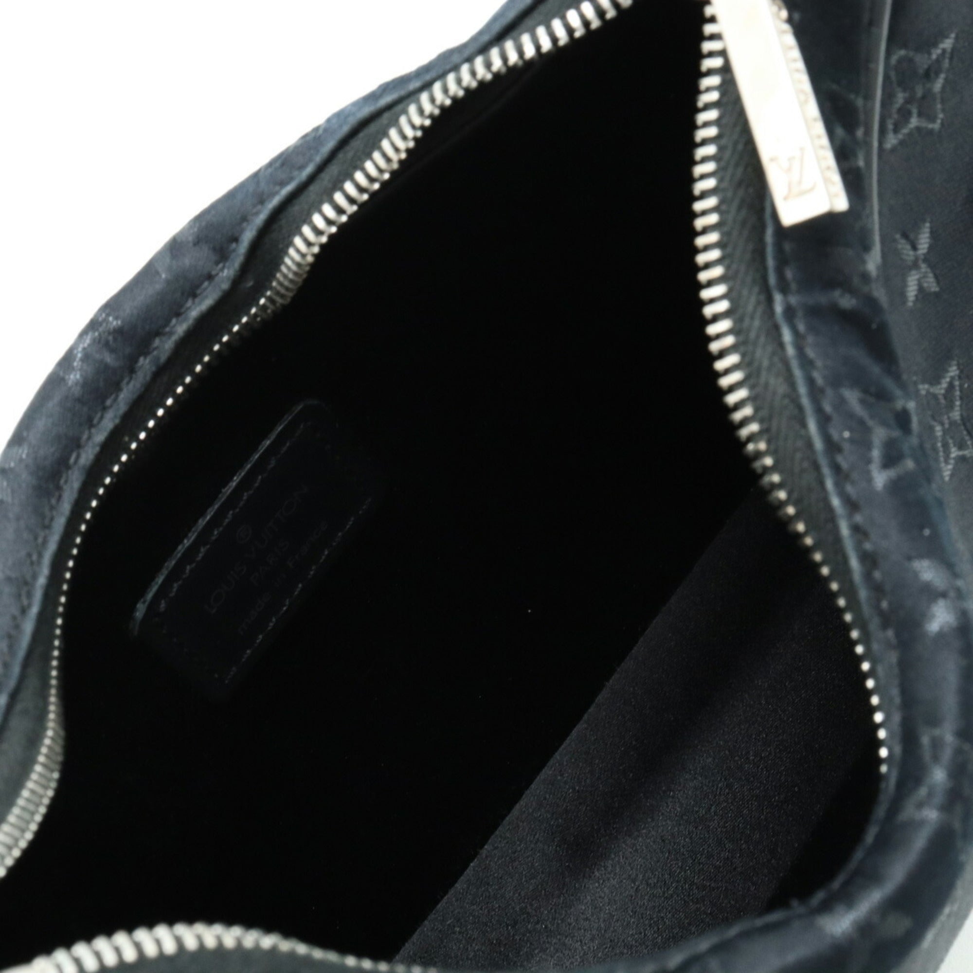 Louis Vuitton Black Monogram Noir Monogram Satin Handbag Pouch