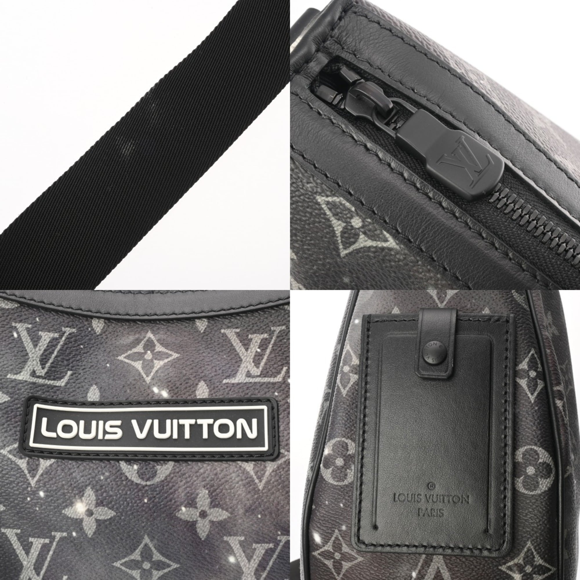 Louis Vuitton Black Monogram Canvas Sling Bag