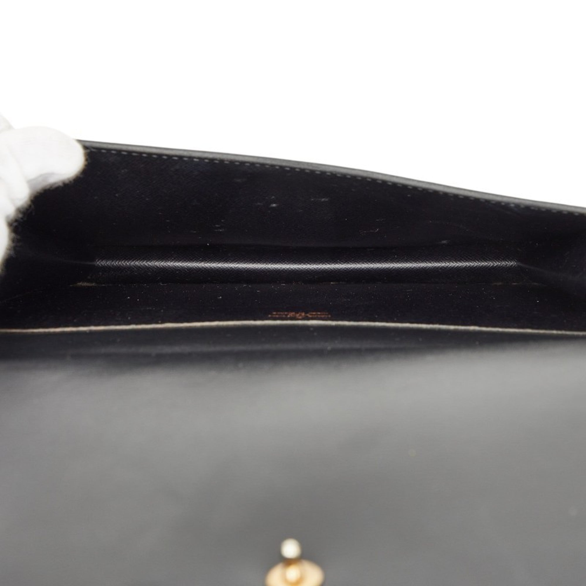 Louis Vuitton Black Leather Shoulder Bag