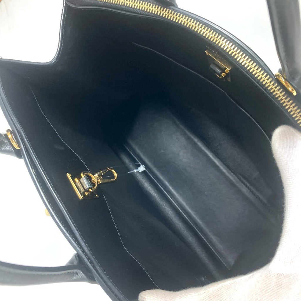 Louis Vuitton Black Noir Leather Handbag