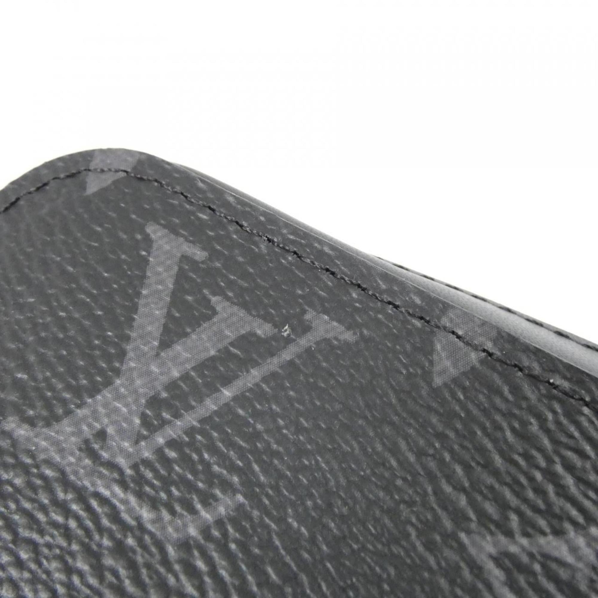Louis Vuitton Black Monogram Eclipse Monogram Eclipse Coated Canvas Long Wallet
