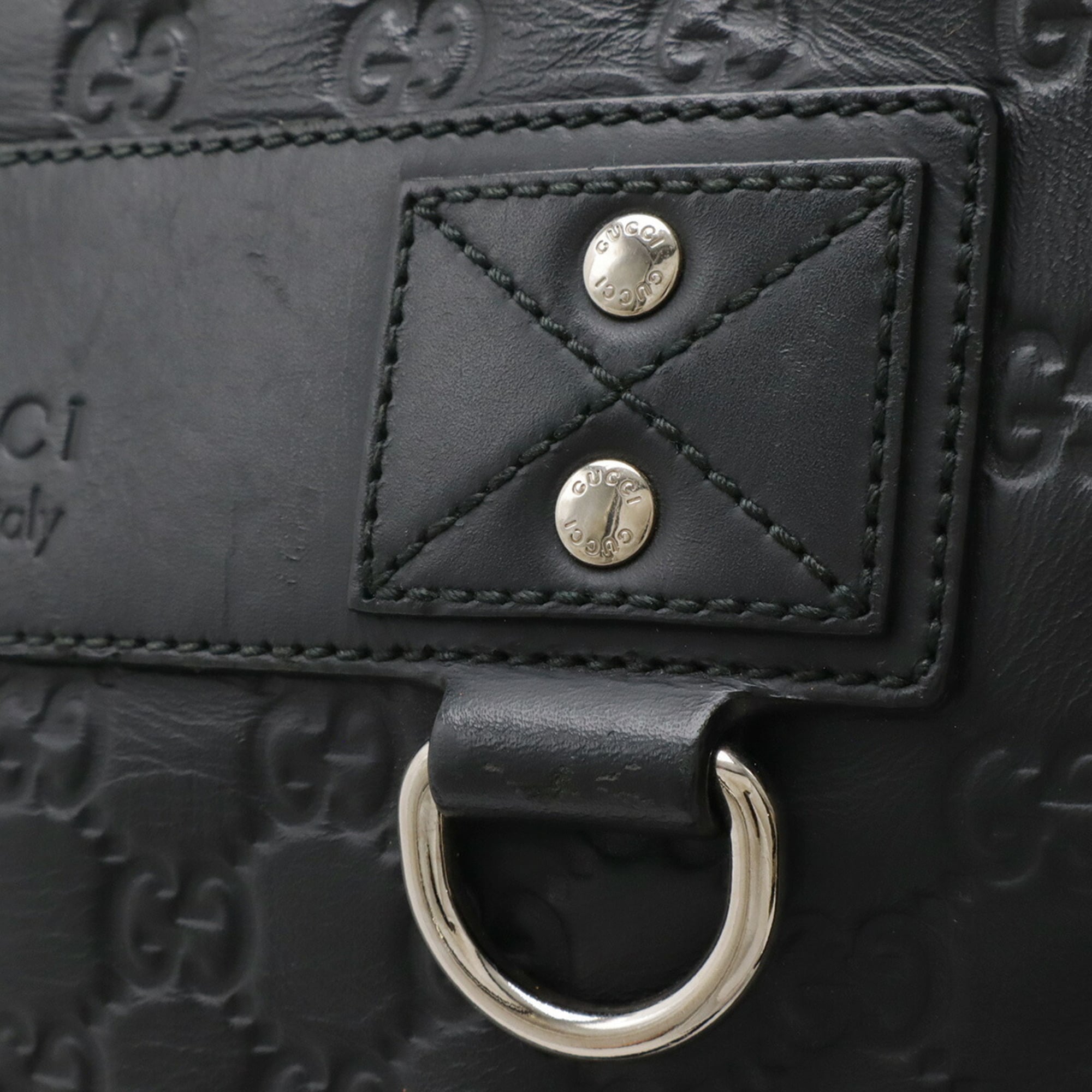 Gucci Black Handbag Shoulder Bag (Pre-Owned)