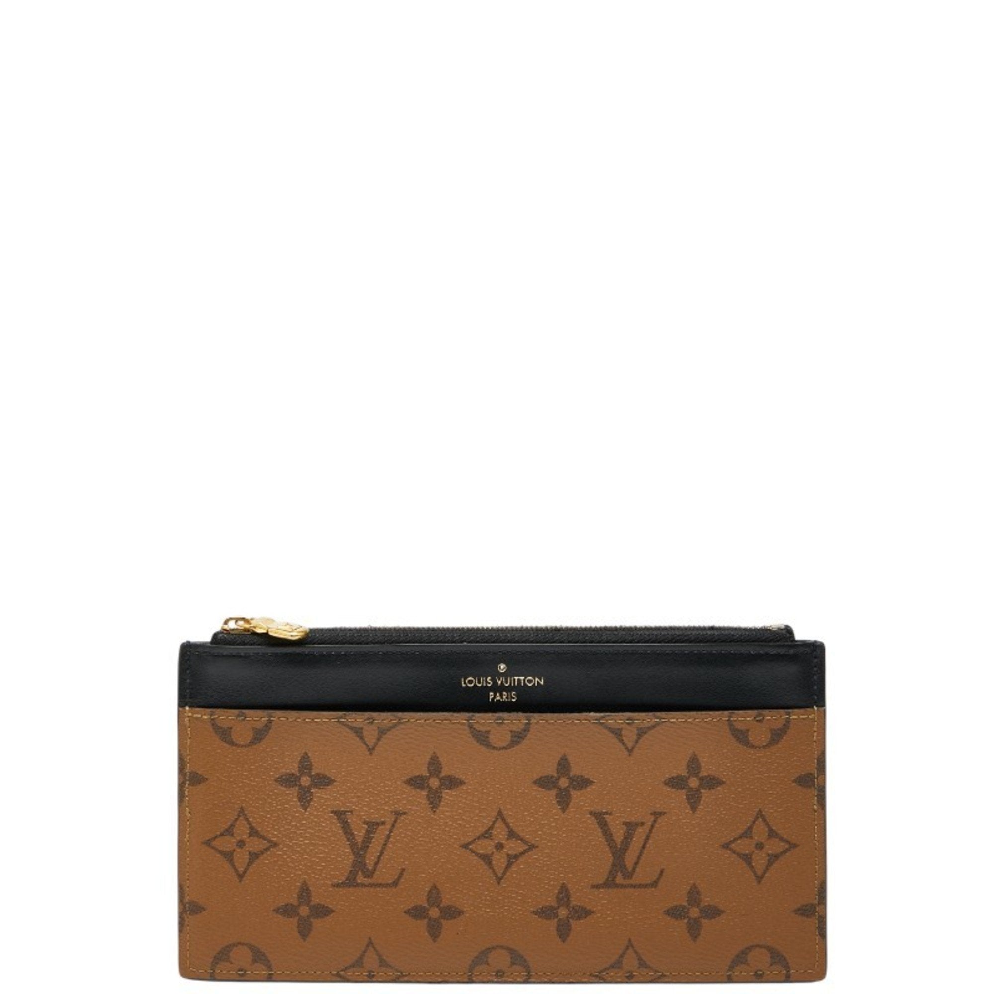 Louis Vuitton Monogram Reverse Black Brown Monogram Reverse Monogram Reverse Coin Purse/Coin Case