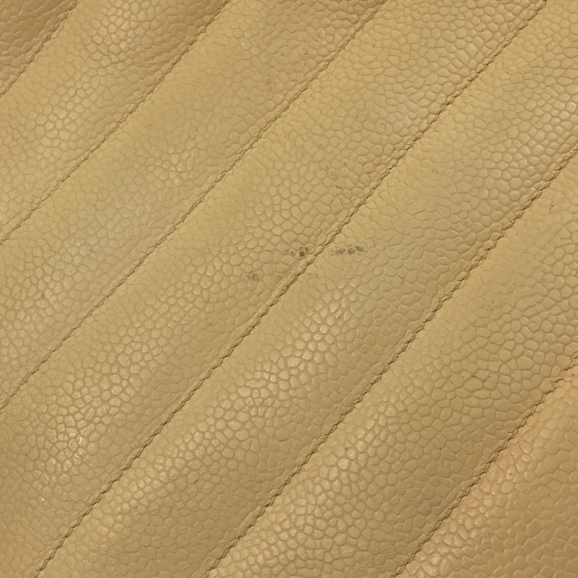 Chanel Yellow Leather Shoulder Bag