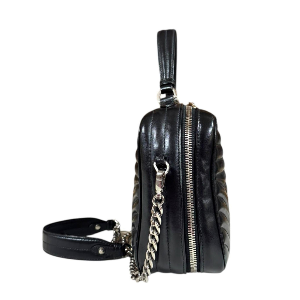 Prada Black Leather Shoulder Bag