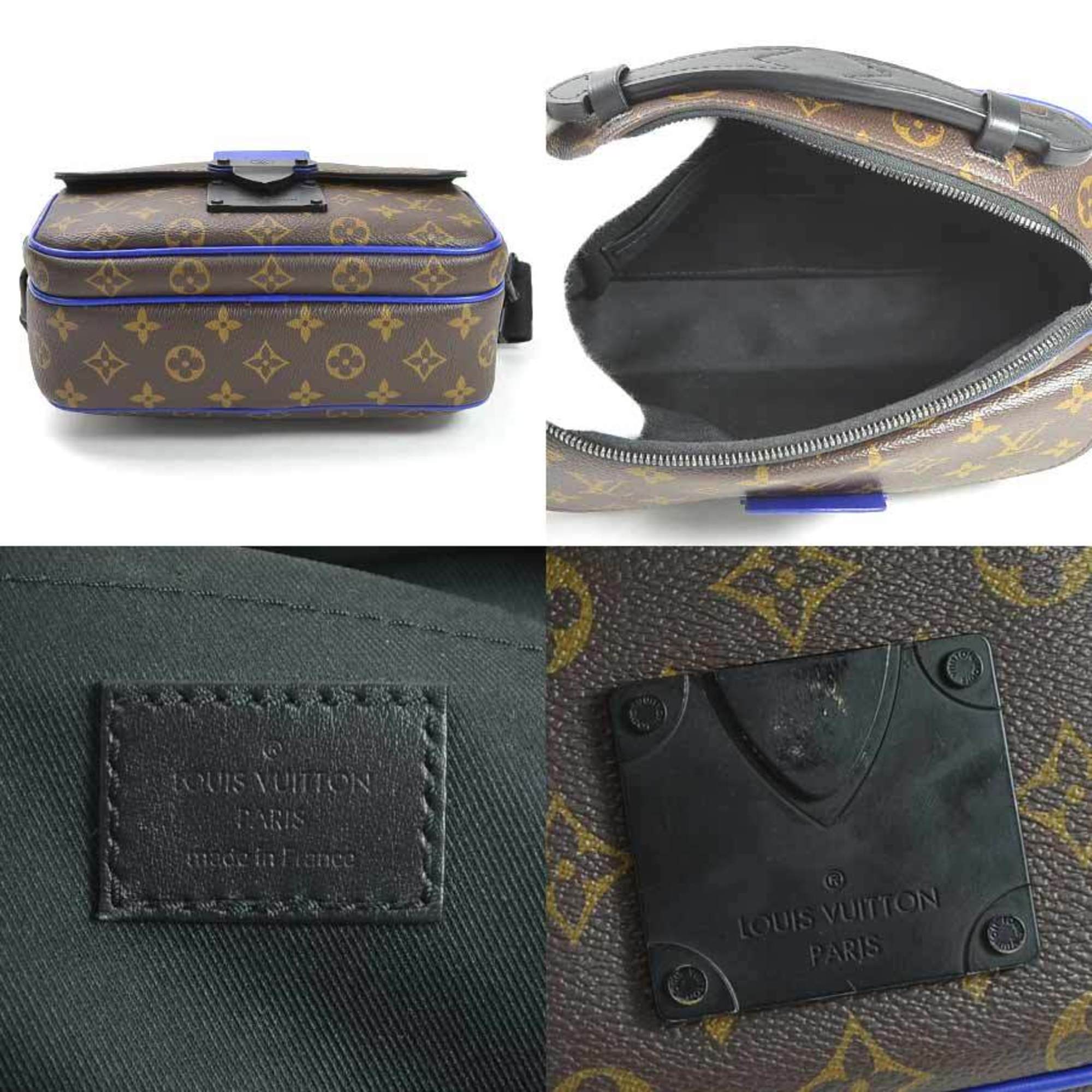 Louis Vuitton Handbag Shoulder Bag 2Way Monogram Macassar S Rock Messenger Br Canvas Men's M45863