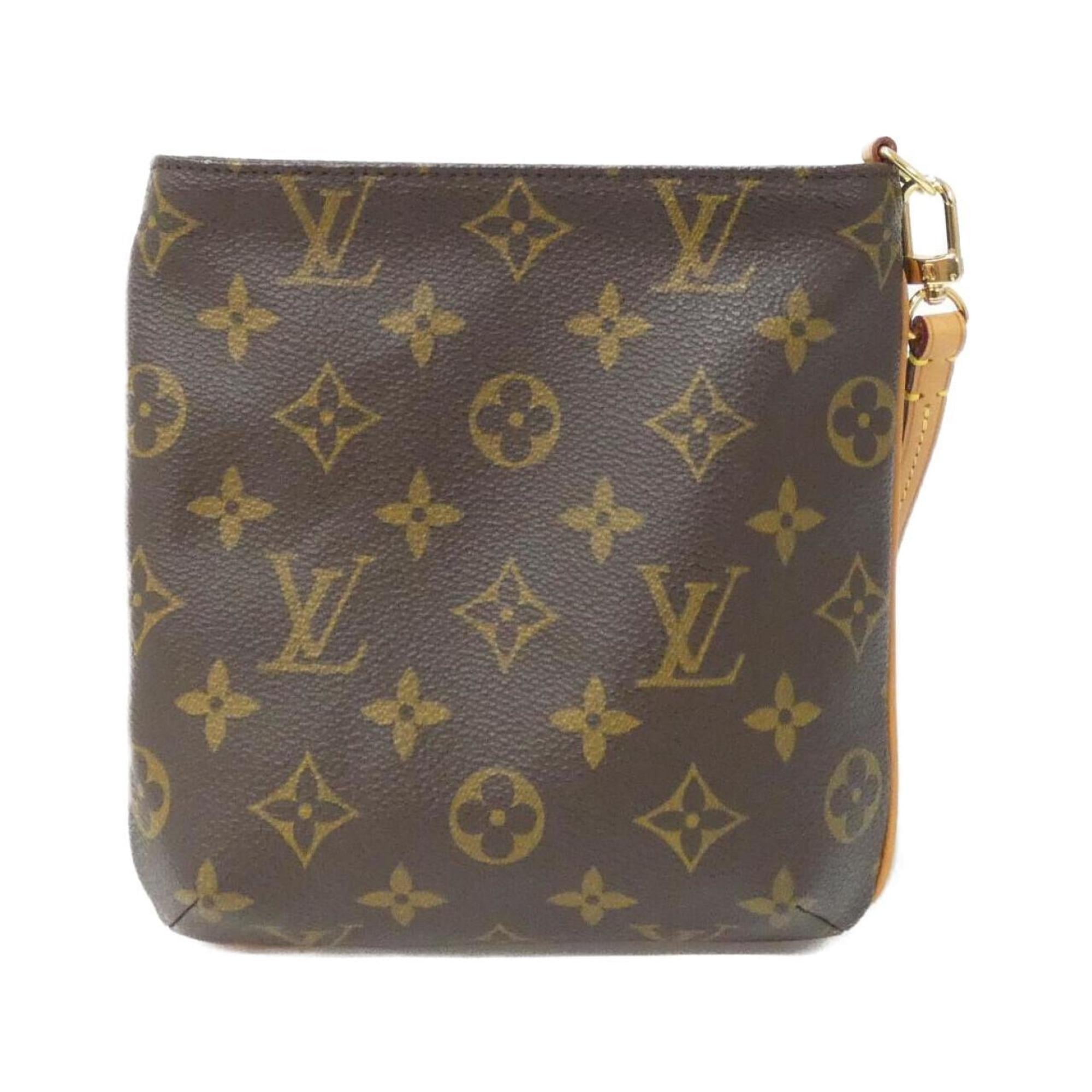 Louis Vuitton Marron Coated Canvas Handbag