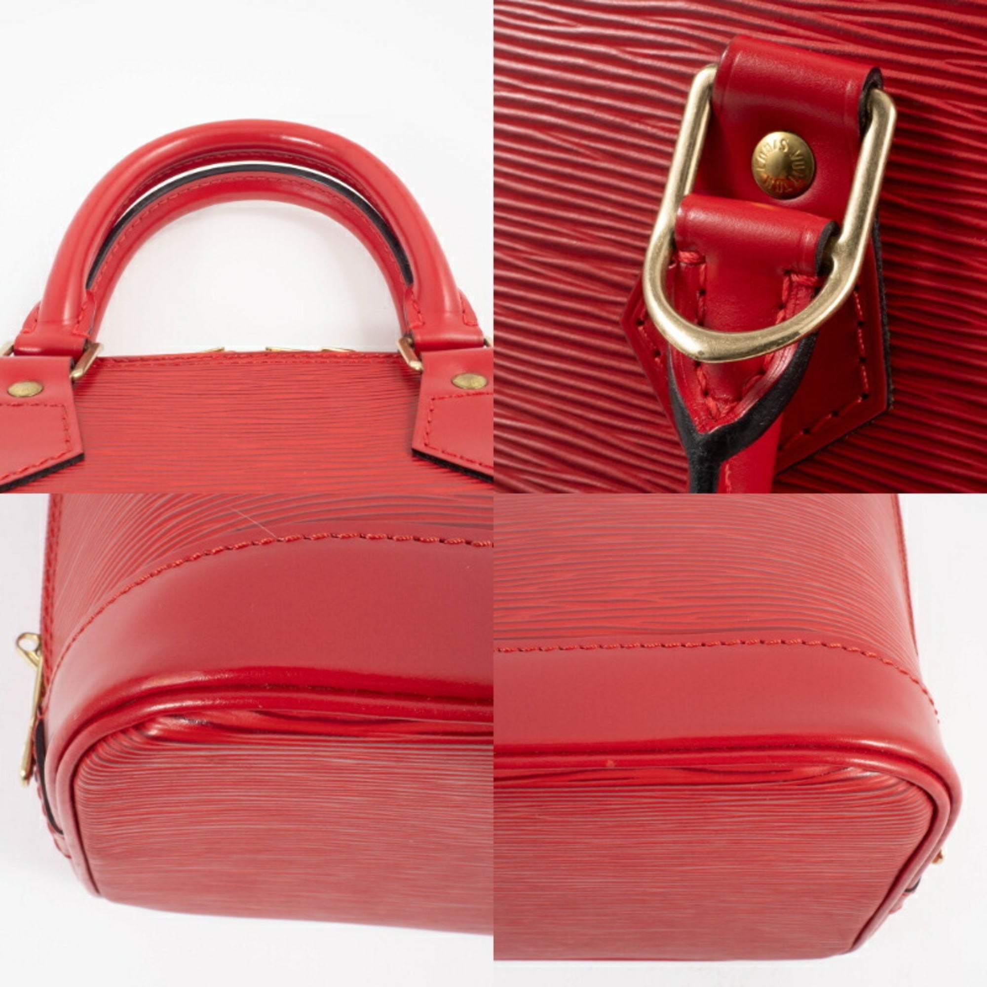 Louis Vuitton Castilian Red Epi Leather Handbag