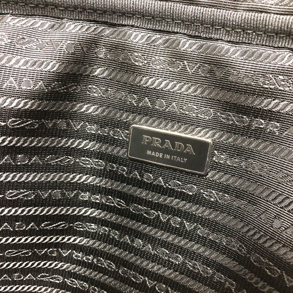Prada Black Cloth Clutch Bag