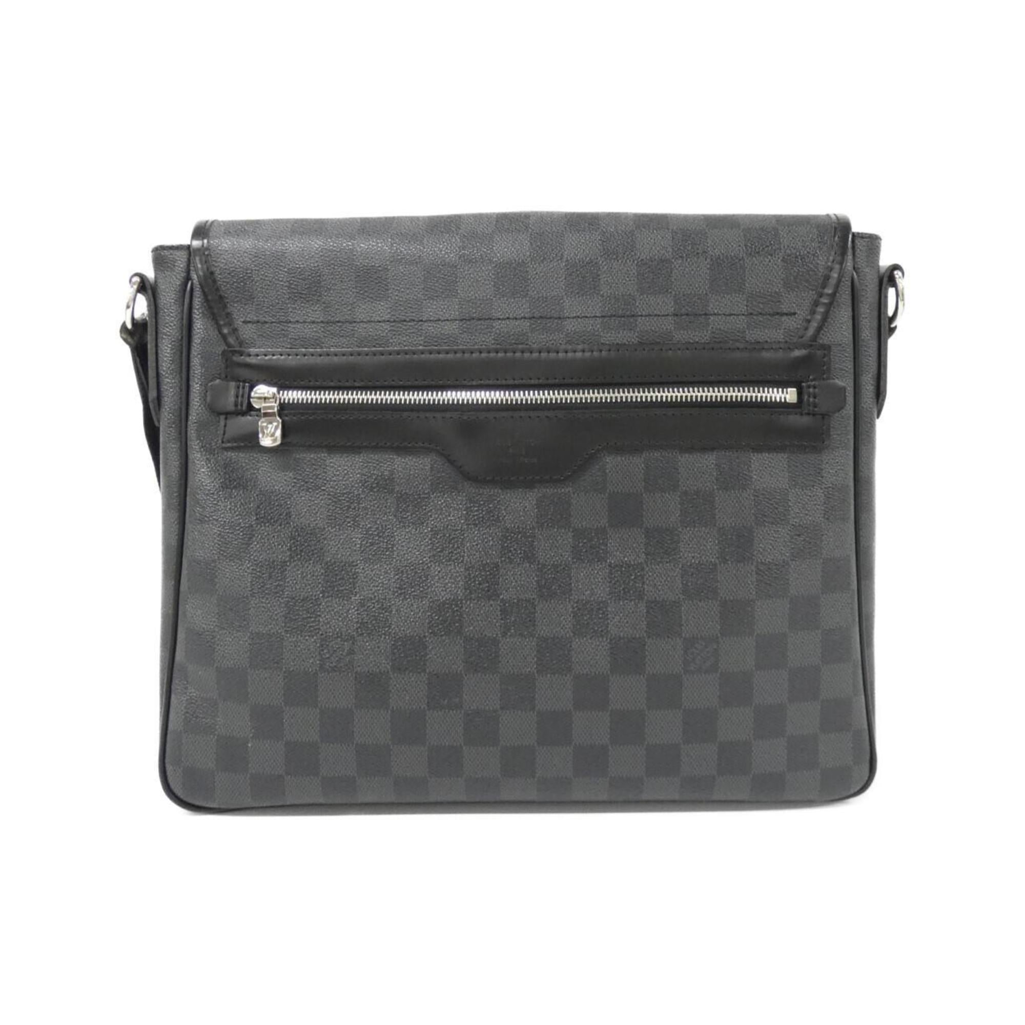 Louis Vuitton Graphite Coated Canvas Shoulder Bag